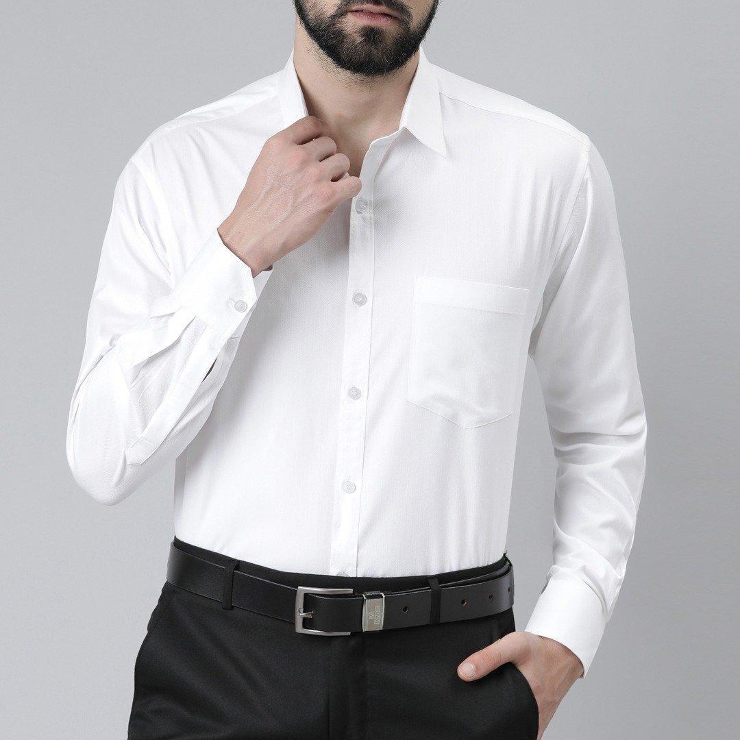 Men`s Shirt -WHI 