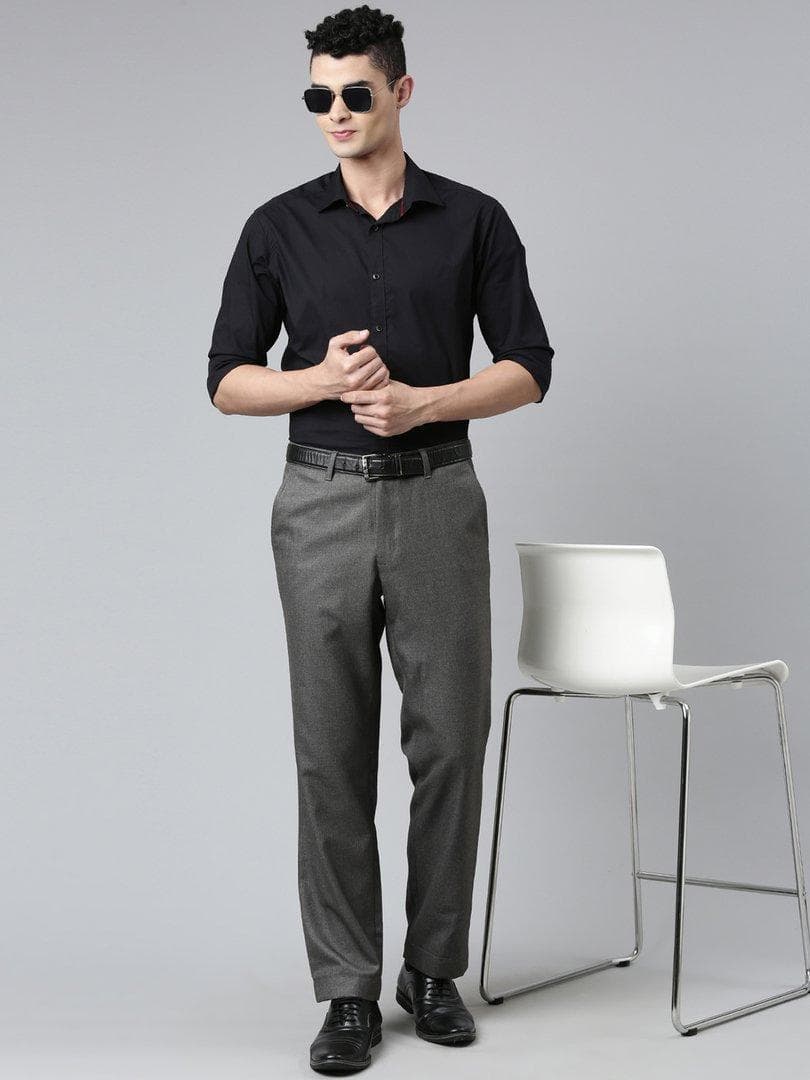 Tailored Trousers-GRAY 