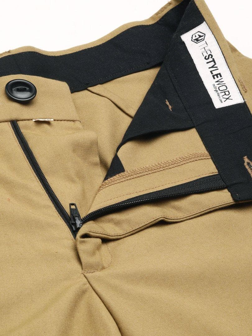 Tailored Trousers-CAMEL 