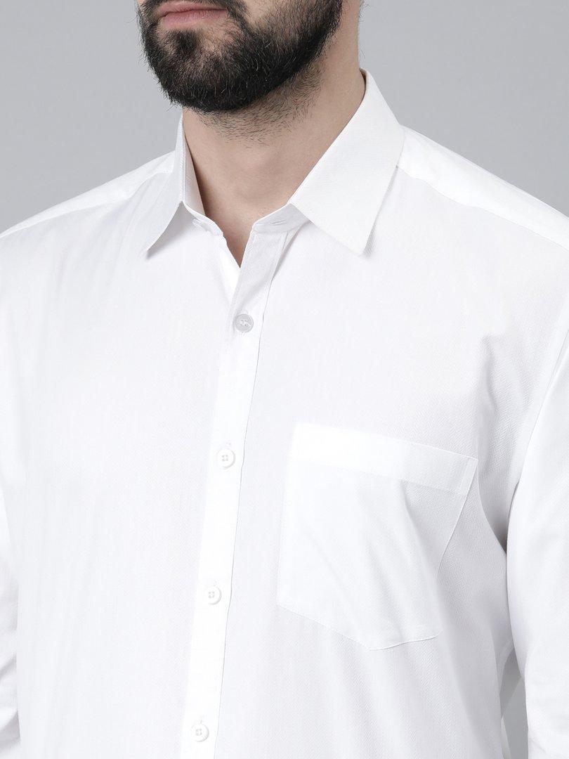 Men`s Shirt -WHI 