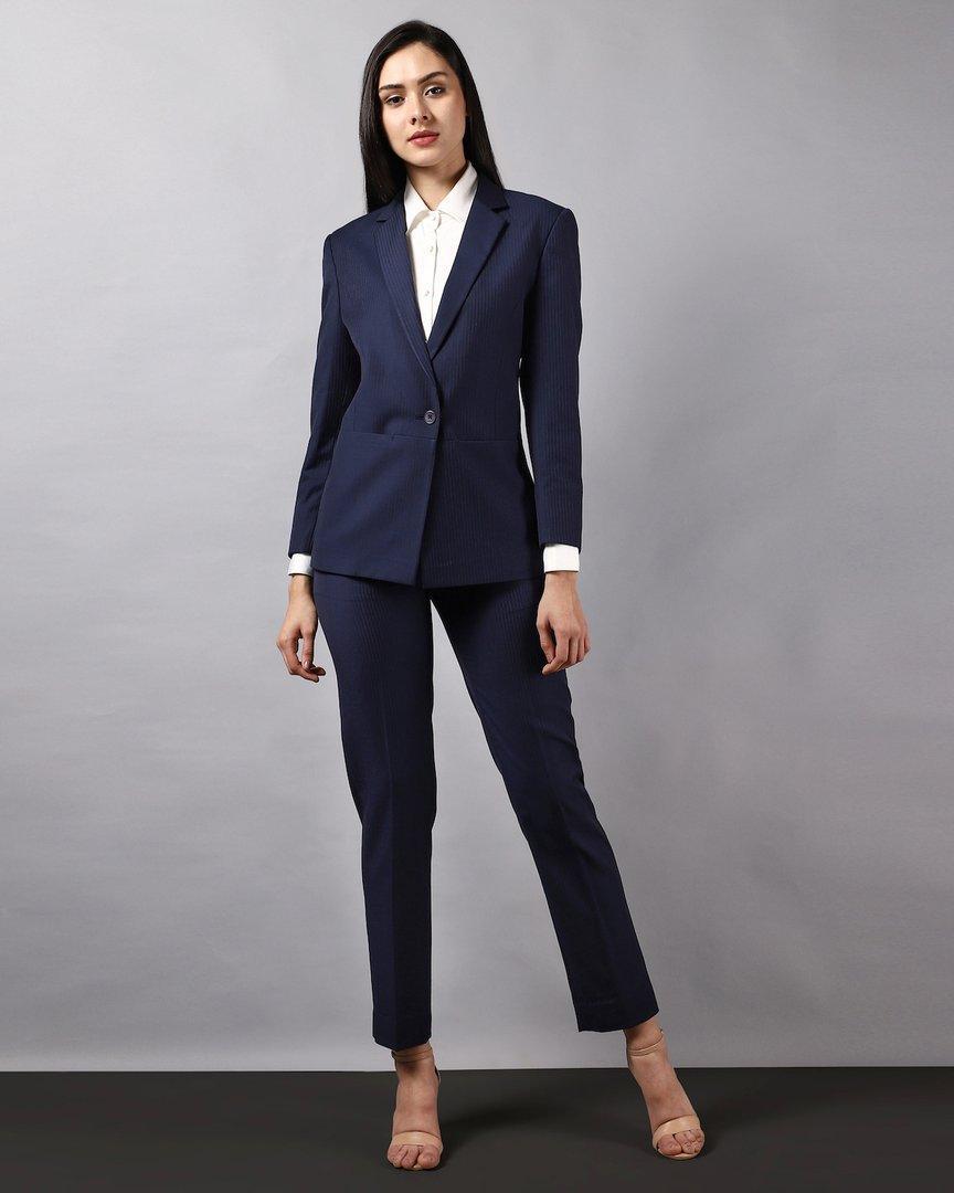 Long One-Button Blazer