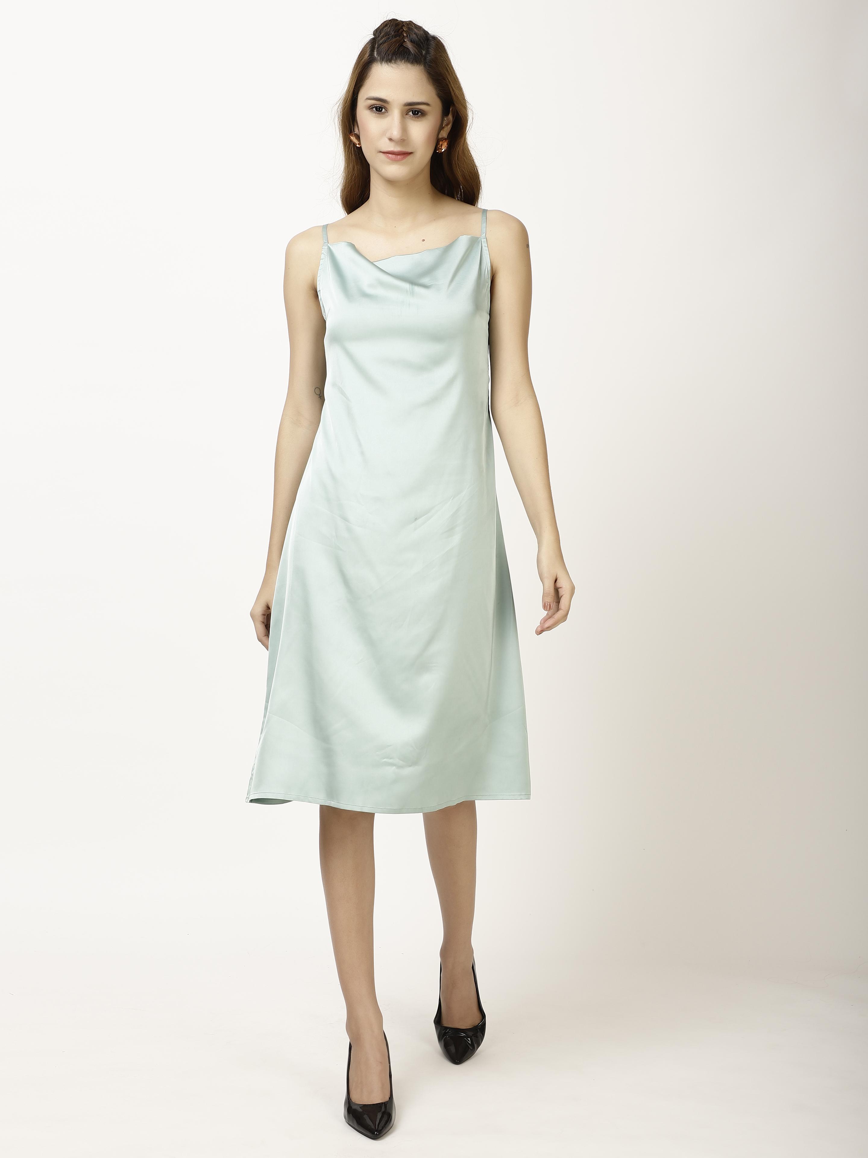 Sleeveless satin note