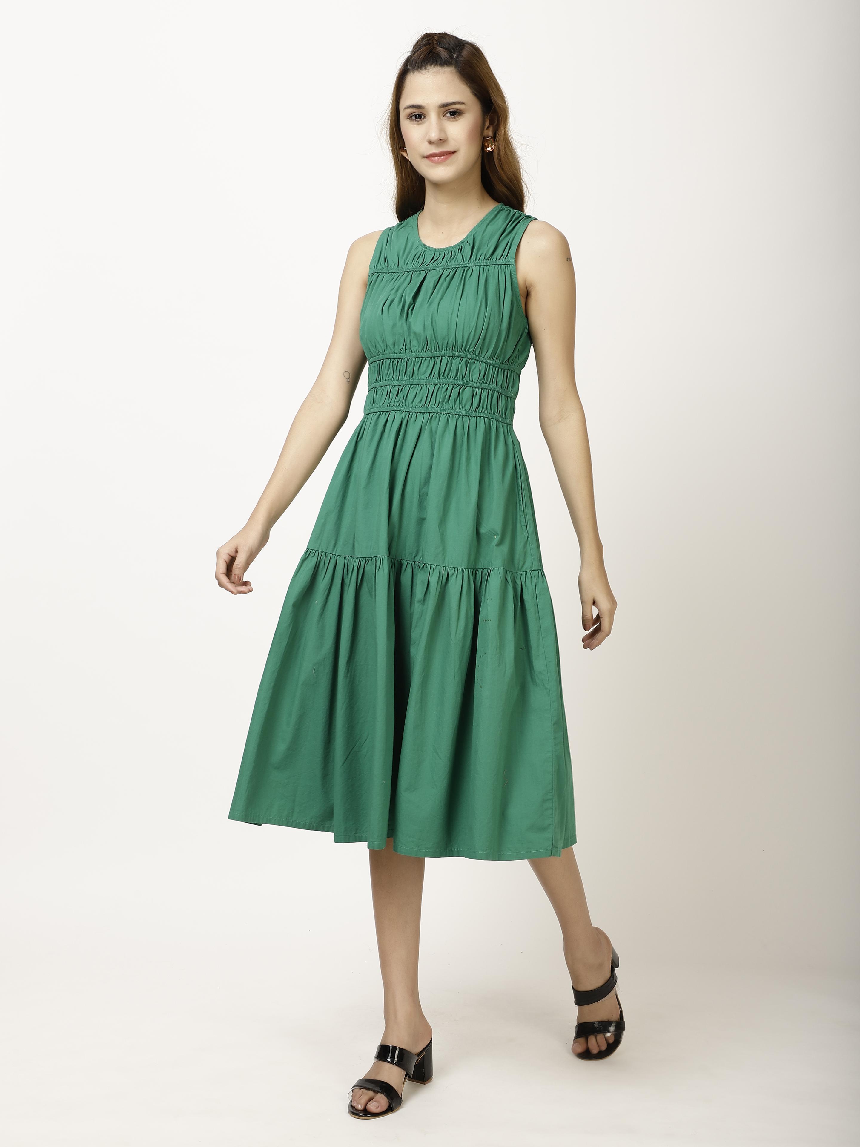 Gathered length Dresses