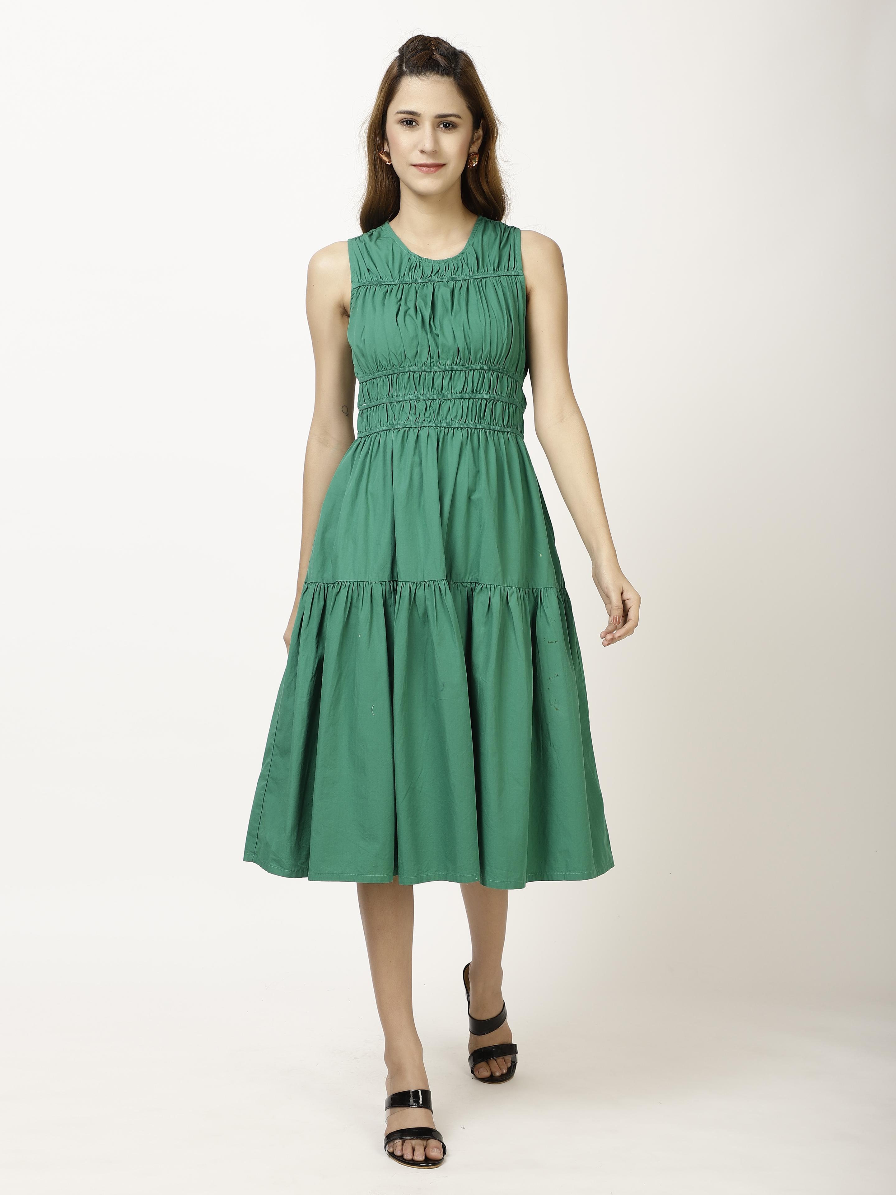 Gathered length Dresses